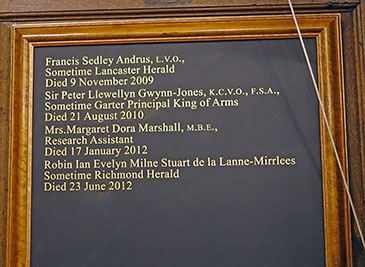 St Benet’s Church Memorial Board